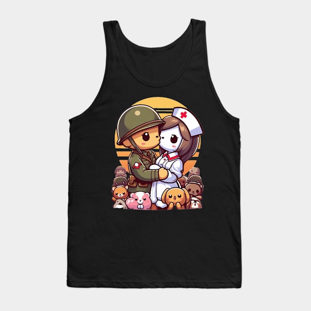 WW2 Kiss Tank Top by Jason's Finery